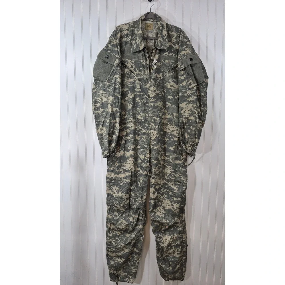 NEW US Military Mens UCP Digital Camo Flight Suit Coveralls Large Regular